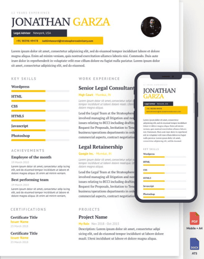 CV template two