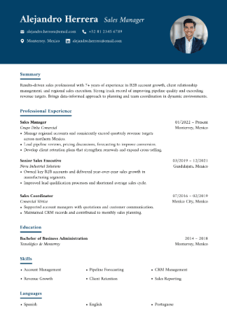 Cobalt Edge template preview